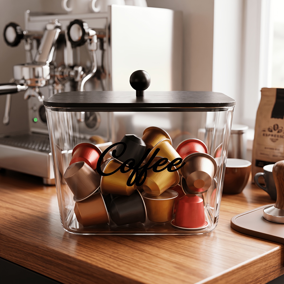 Coffee Pod Holder with Lids Pl - огляд і ціна Kitchen Zo