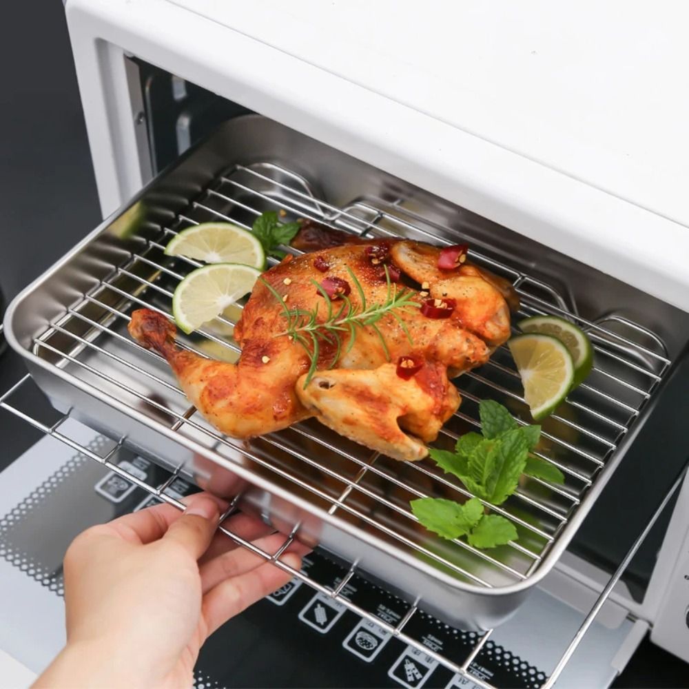 Portable Non-Stick Stainless S - огляд і ціна Kitchen Oven Baking Pans