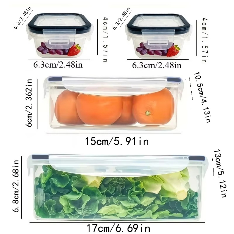 8Pcs Set Includes 4 Containers - огляд і ціна Kitchen Zo