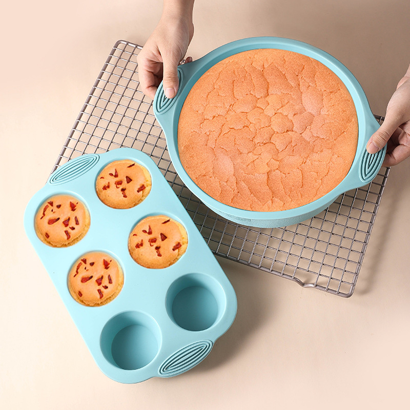 Silicone Cake Baking Mould Set - огляд і ціна Kitchen Oven Baking Pans