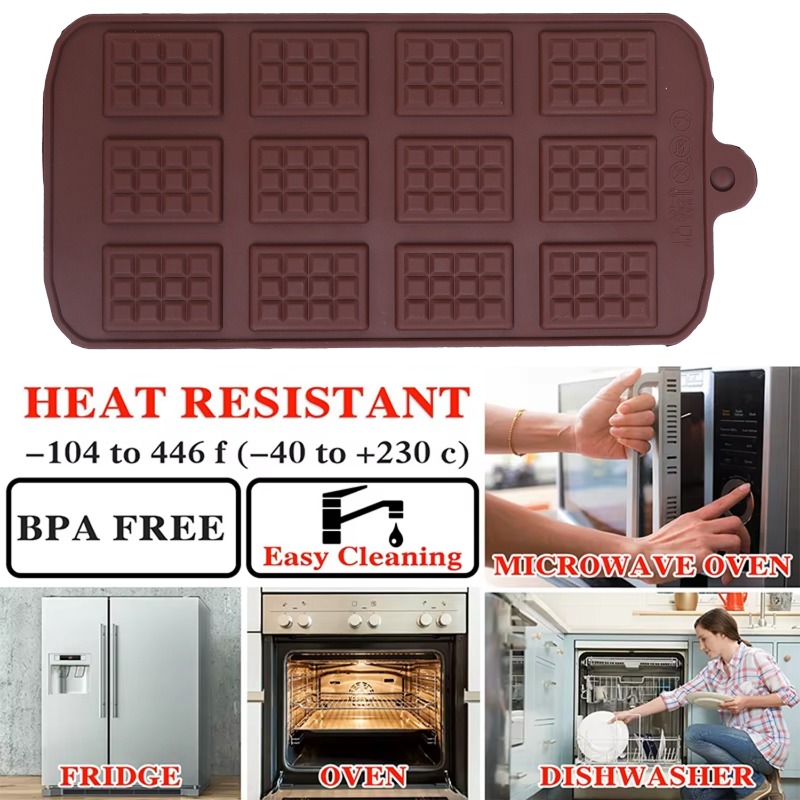 Silicone Chocolate Mold 12 Eve - огляд і ціна Kitchen Accessories For Baking
