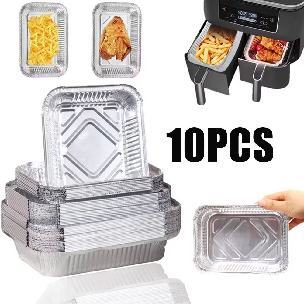 10PCS Disposable Aluminum Foil - огляд і ціна Kitchen Oven Baking Pans
