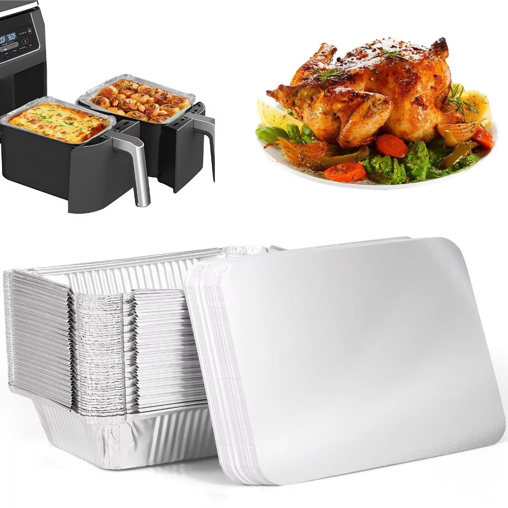 10PCS Disposable Aluminum Foil - огляд і ціна Kitchen Oven Baking Pans