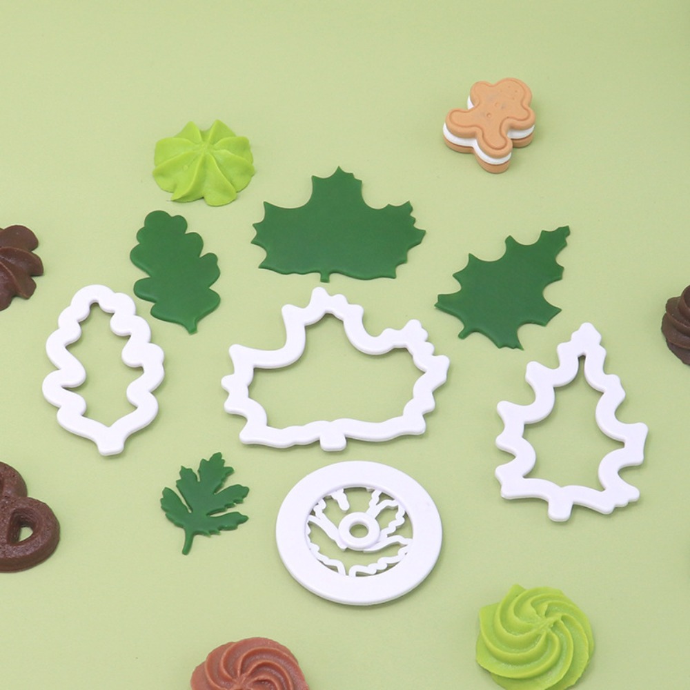 4Pcs Set Fall Leaf Cookie Cutt - огляд і ціна Cookie Cutter Set