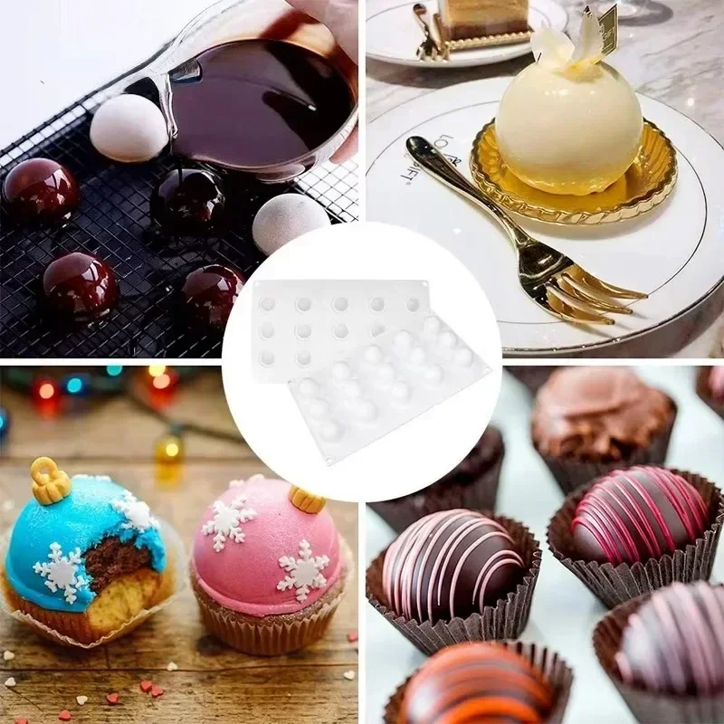 3D Sphere Silicone Mold For Mo - огляд і ціна Kitchen Baking Store