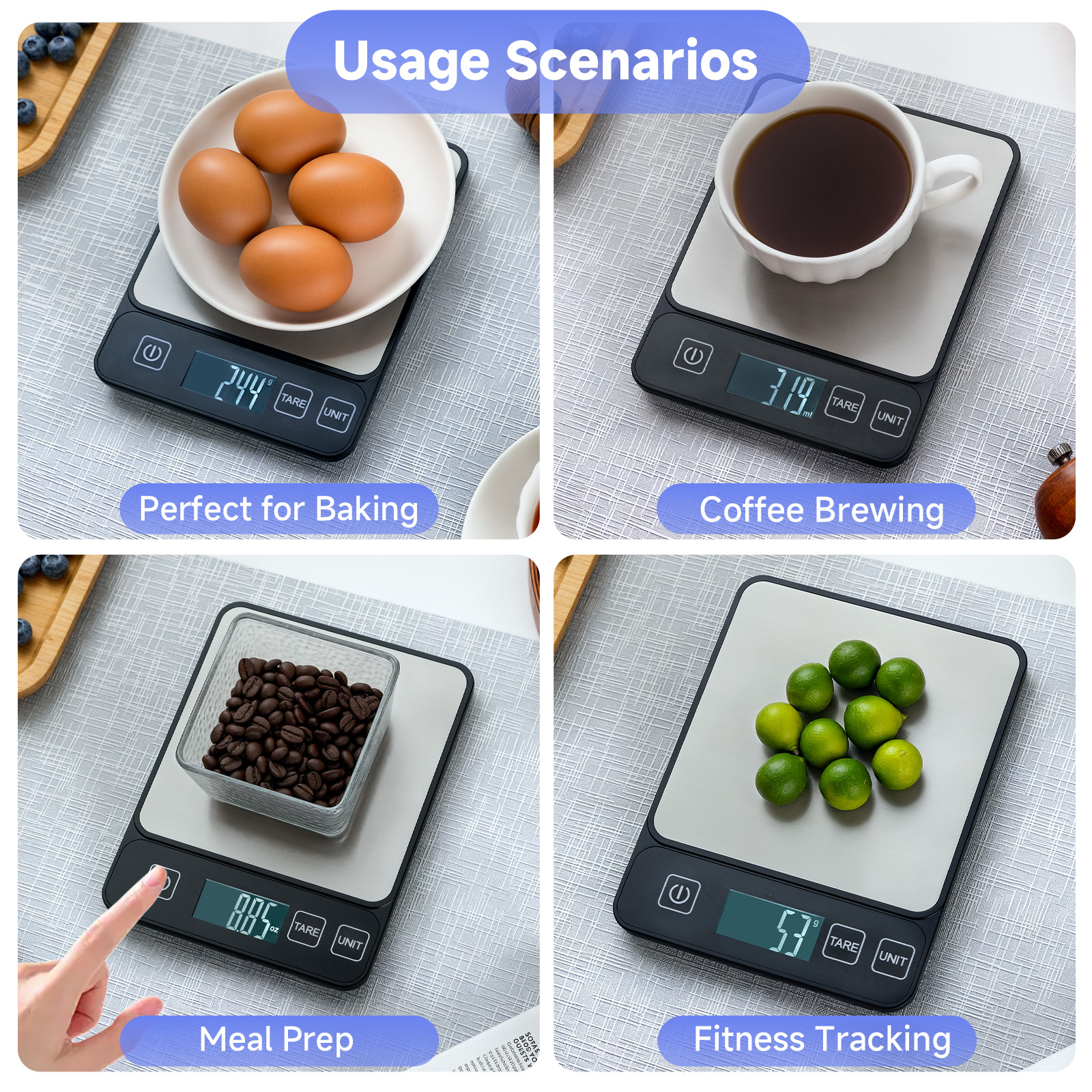 Upgraded Kitchen Scale High-pr - огляд і ціна Kitchen Baking Essentials