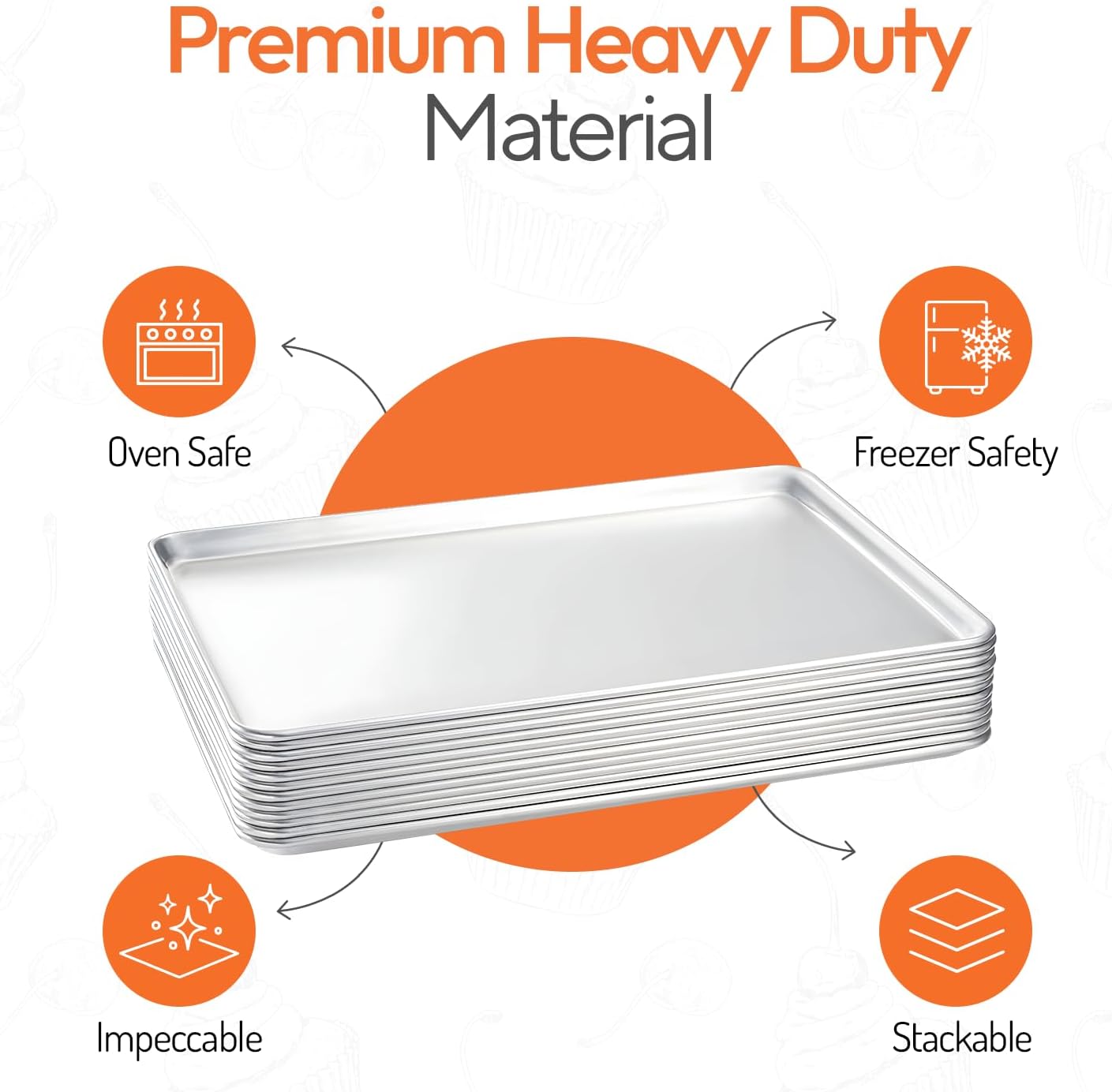 Full Size Commercial Aluminum  - огляд і ціна Kitchen Oven Baking Pans