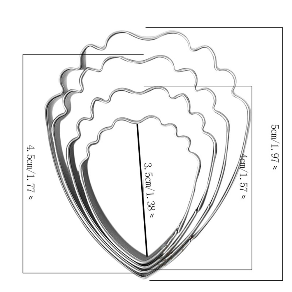 4Pcs Stainless Steel Cookie Cu - огляд і ціна Cookie Cutter Set