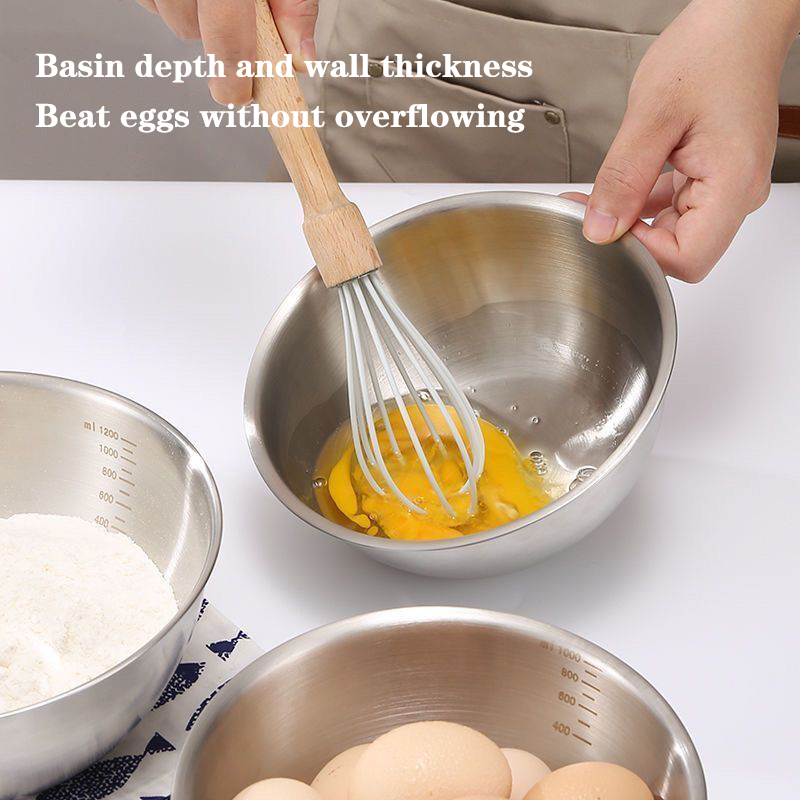1PC Stainless Steel Bowl Set W - огляд і ціна Kitchen Baking Essentials