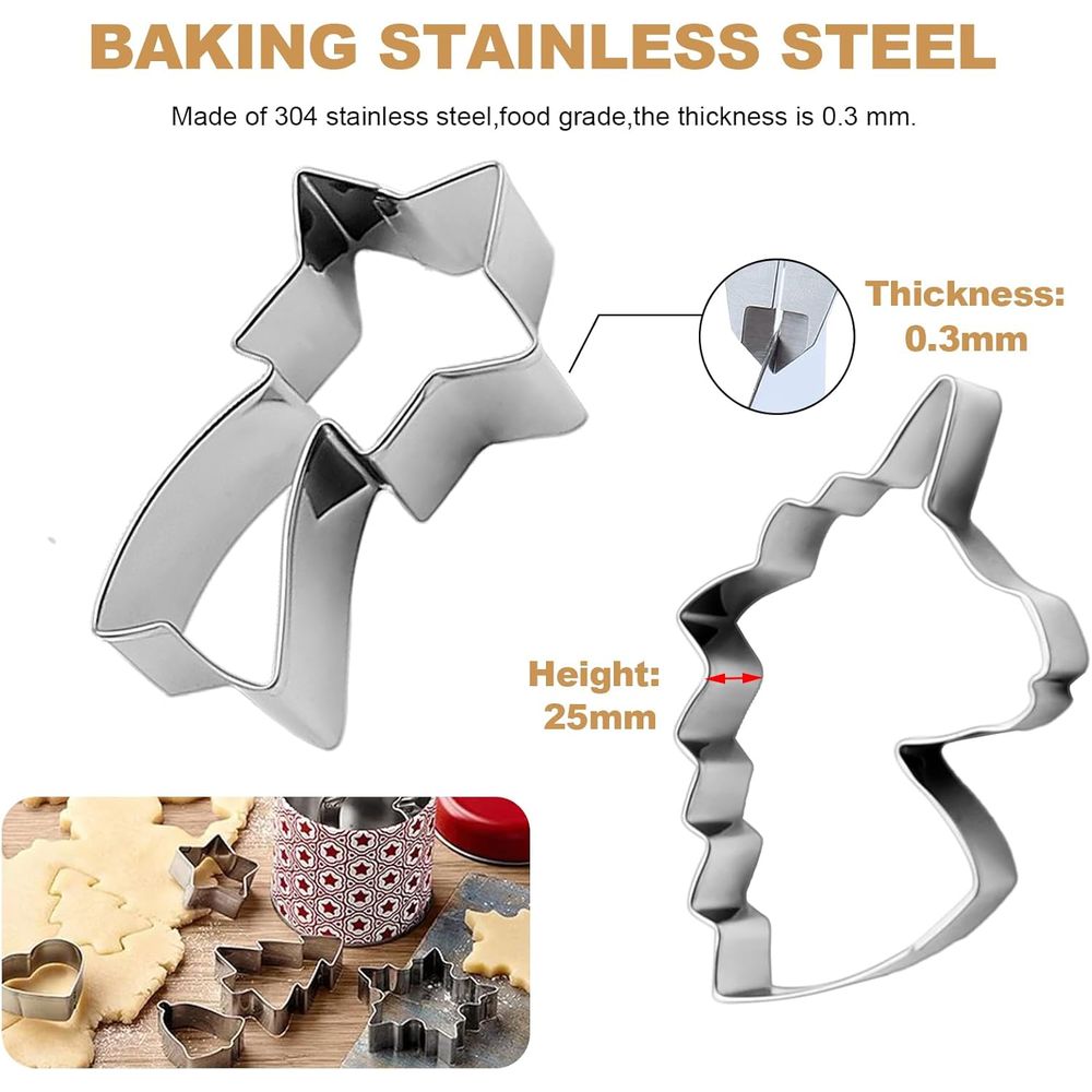 6PCS Cookie Cutters Set, Cooki - огляд і ціна Cookie Cutter Set