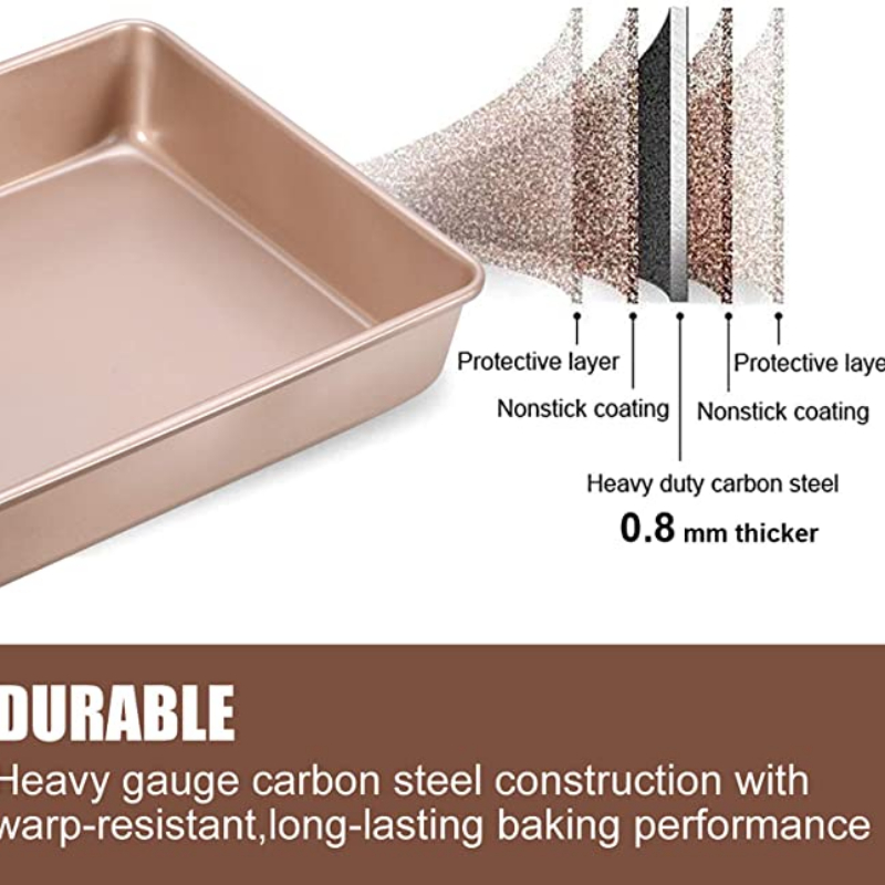 Thicken Carbon Steel Golden Ba - огляд і ціна Kitchen Oven Baking Pans