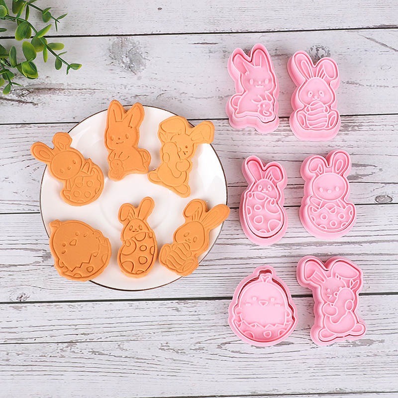 6pcs/Set Easter Bunny Cookie C - огляд і ціна Kitchen Accessories For Baking