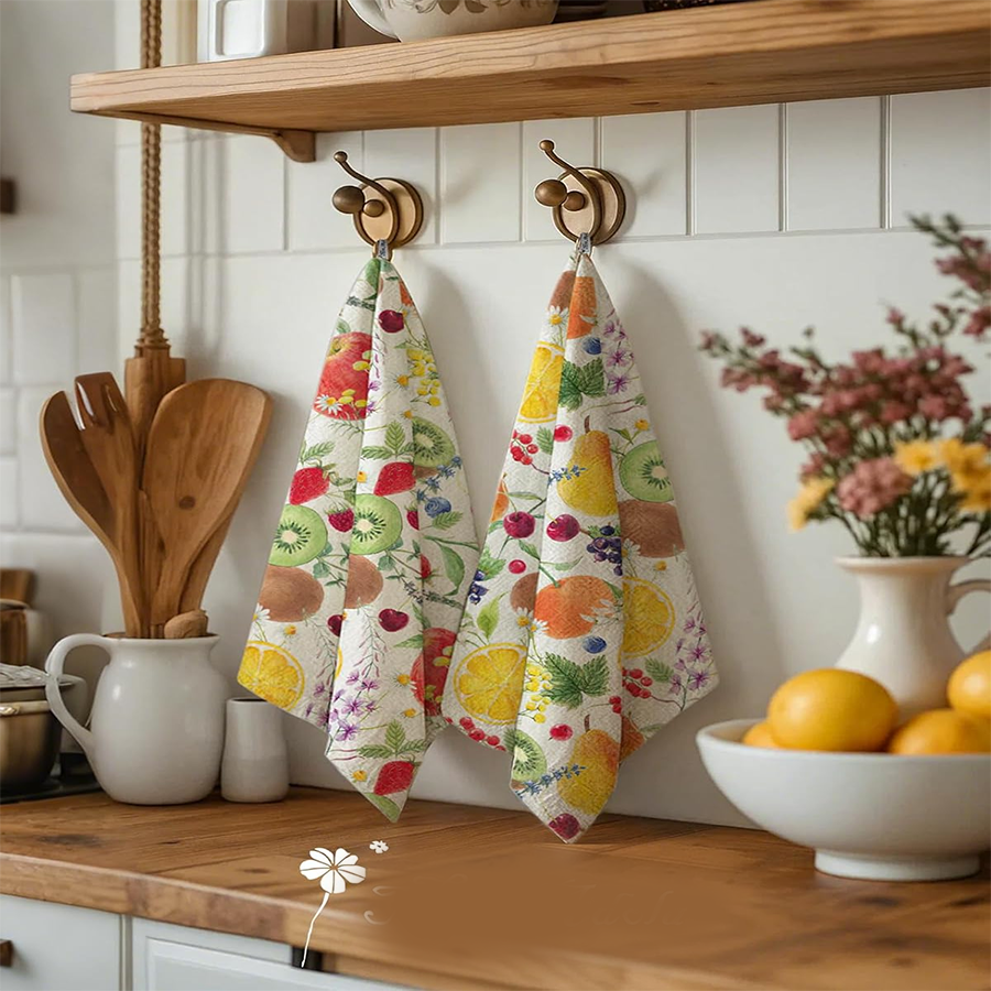 2Pcs, Fruit Party Kitchen Towe - огляд і ціна Kitchen Baking Essentials