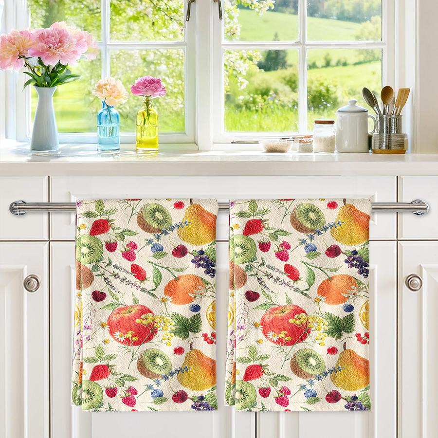 2Pcs, Fruit Party Kitchen Towe - огляд і ціна Kitchen Baking Essentials