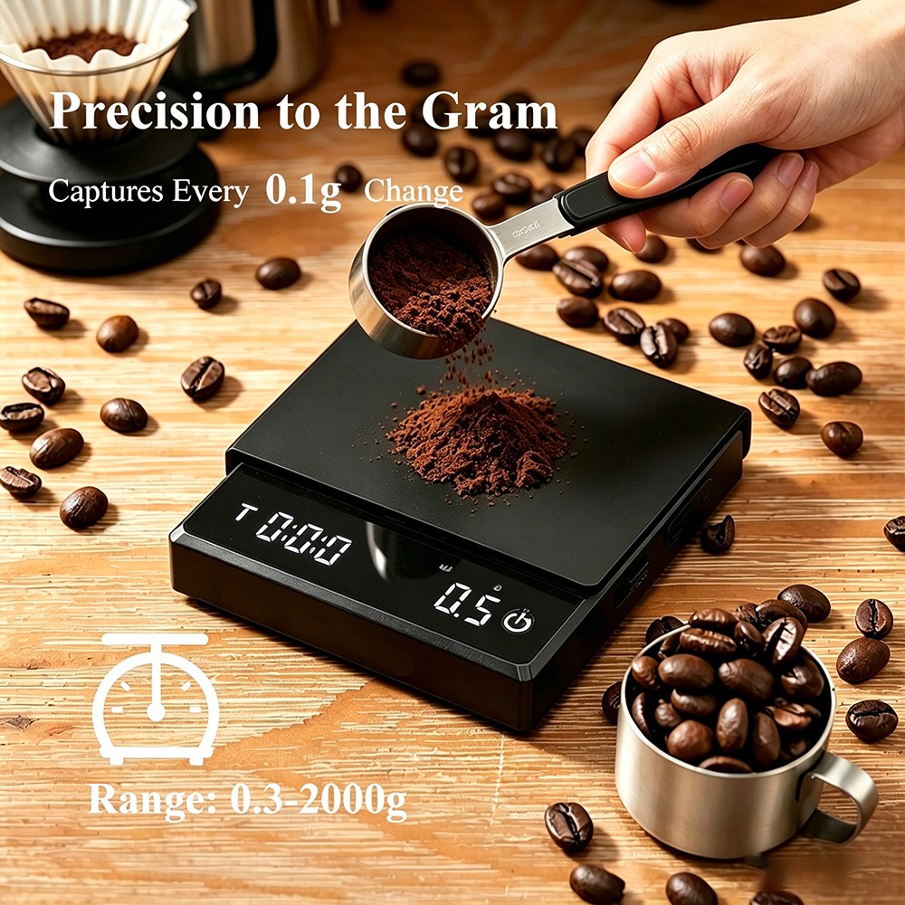 Mini Digital Coffee Scale with - огляд і ціна Kitchen Scale Precise