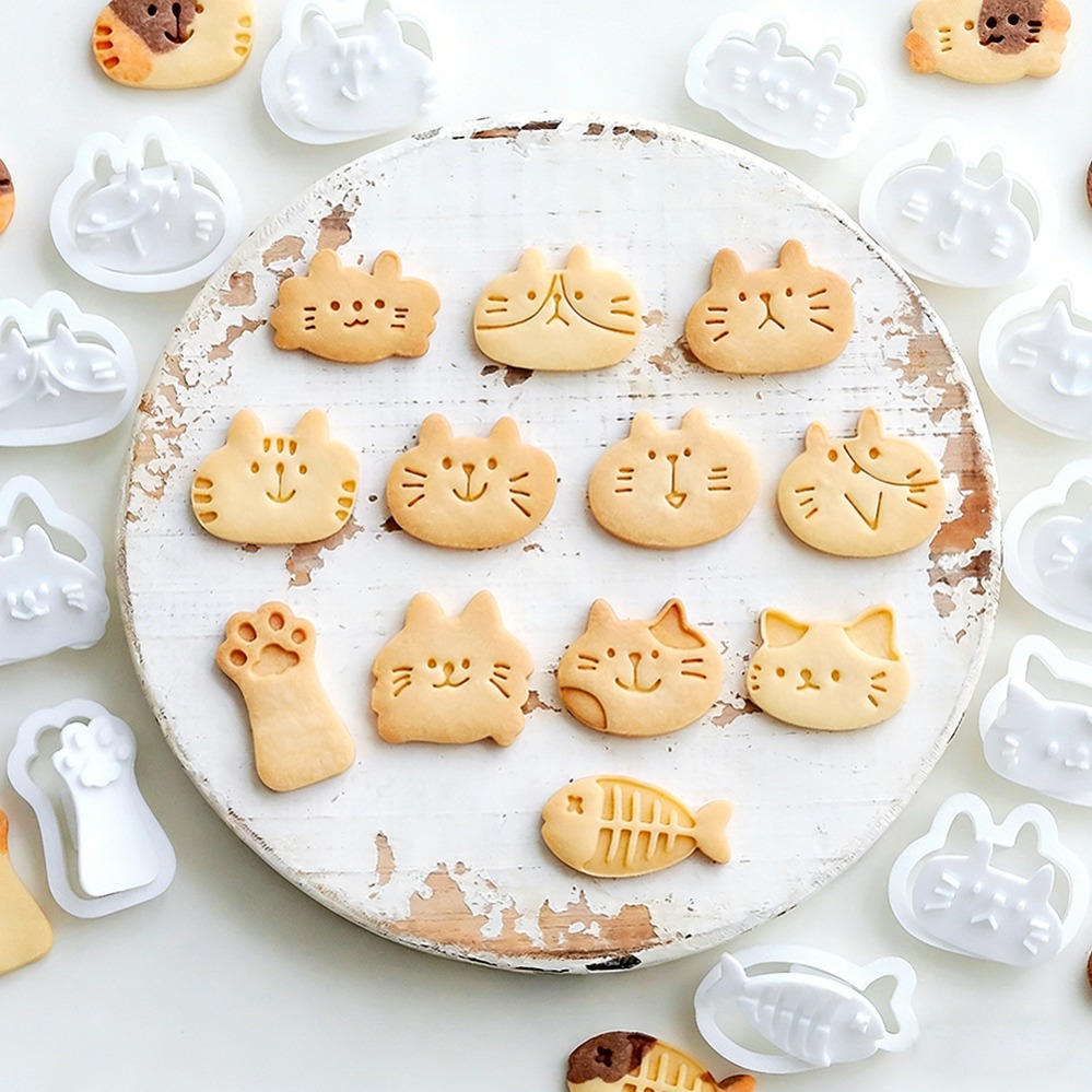 Cute Kitten DIY Stamp Cookie C - огляд і ціна Kitchen Accessories For Baking