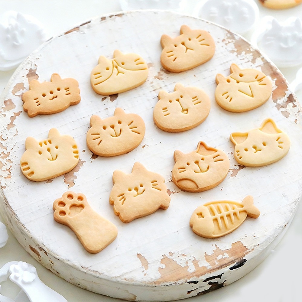 Cute Kitten DIY Stamp Cookie C - огляд і ціна Kitchen Accessories For Baking