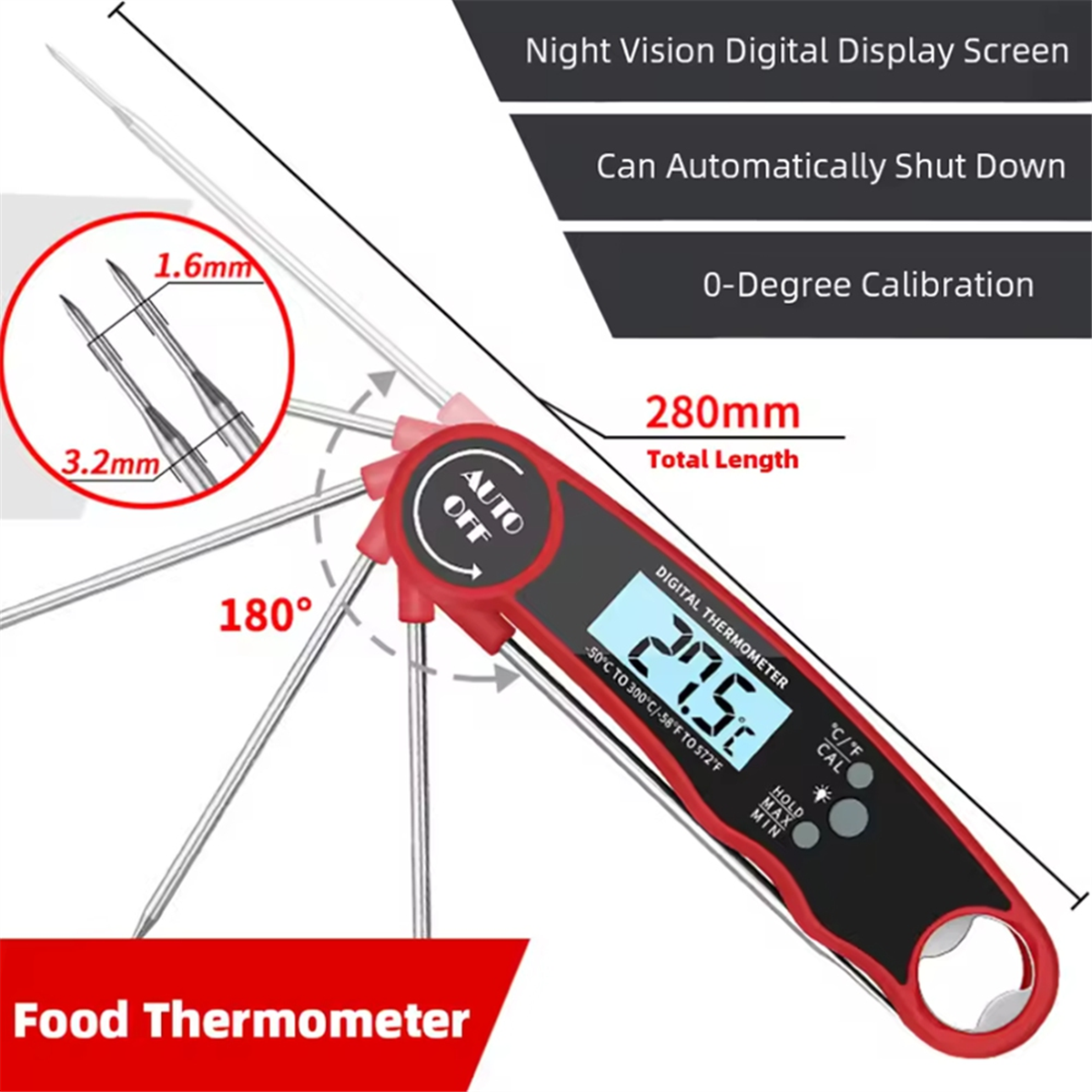 A002 Food Thermometer Kitchen  - огляд і ціна Kitchen Baking