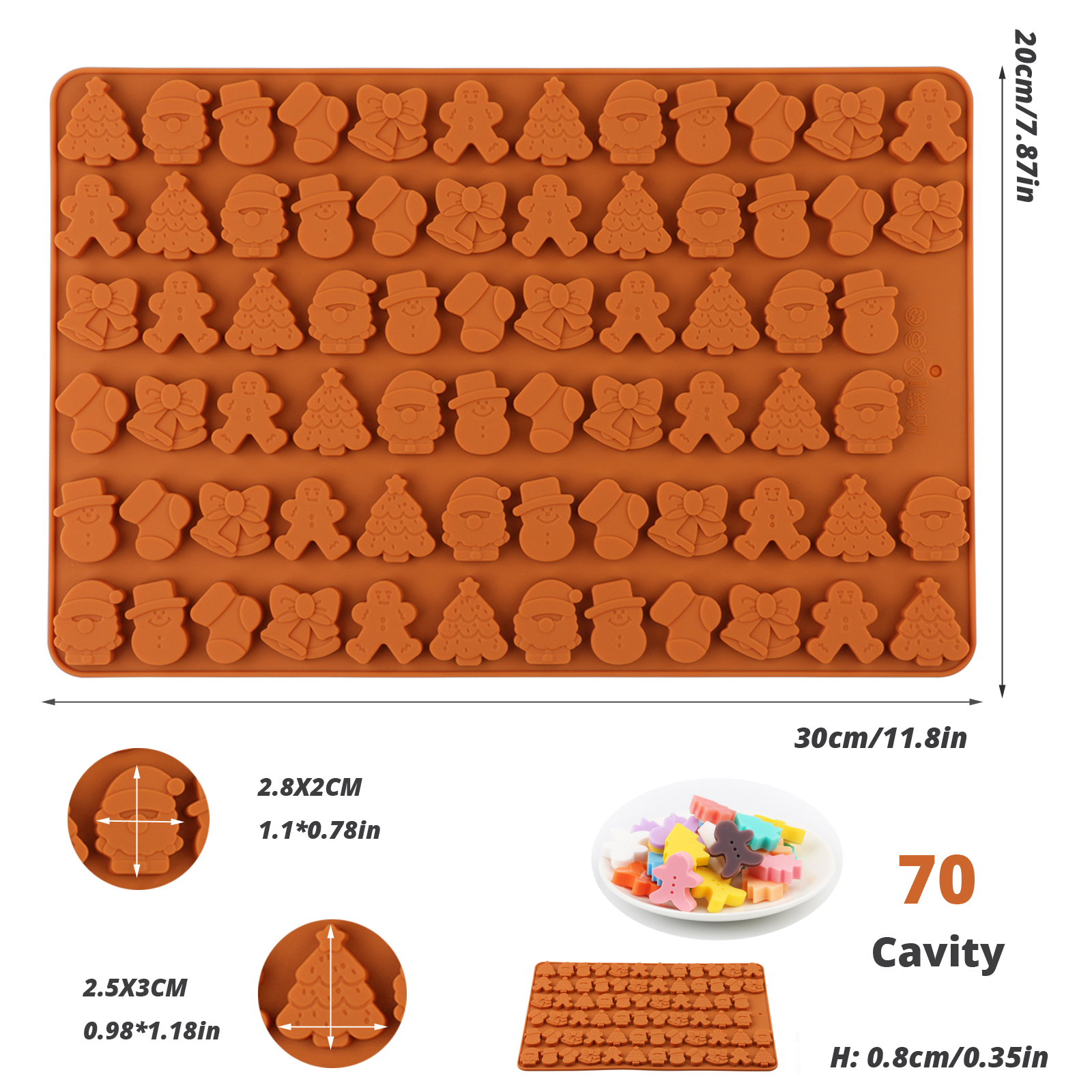 Four Types of Christmas-Themed - огляд і ціна Kitchen Accessories For Baking
