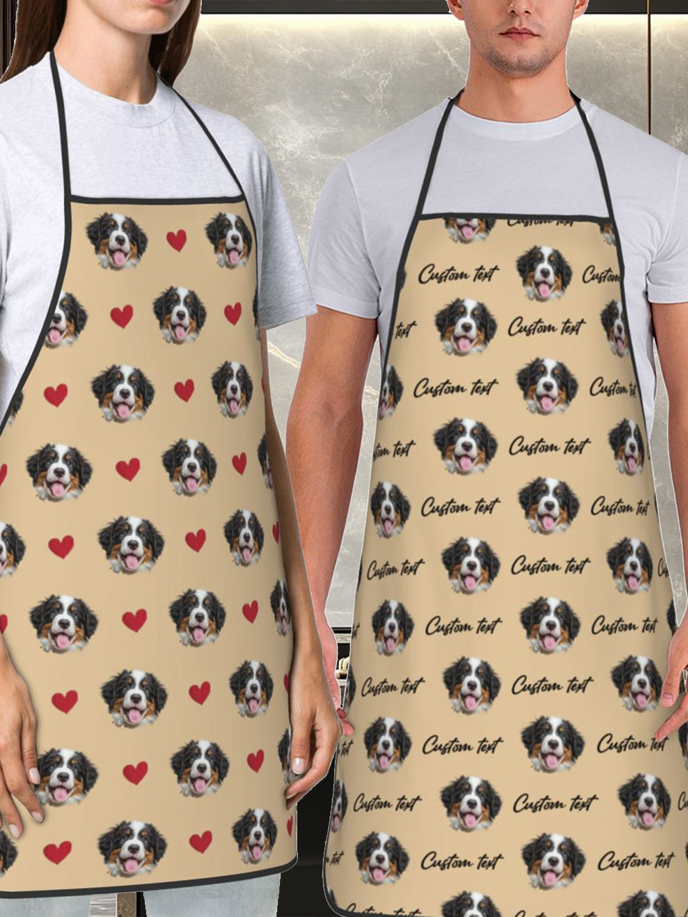 Customized Print Text Men's Ki - огляд і ціна Kitchen Baking