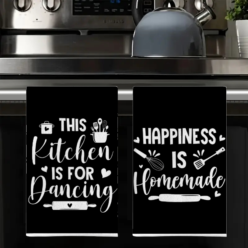 2Pcs, Kitchen Towels with Fun  - огляд і ціна Kitchen Baking Essentials