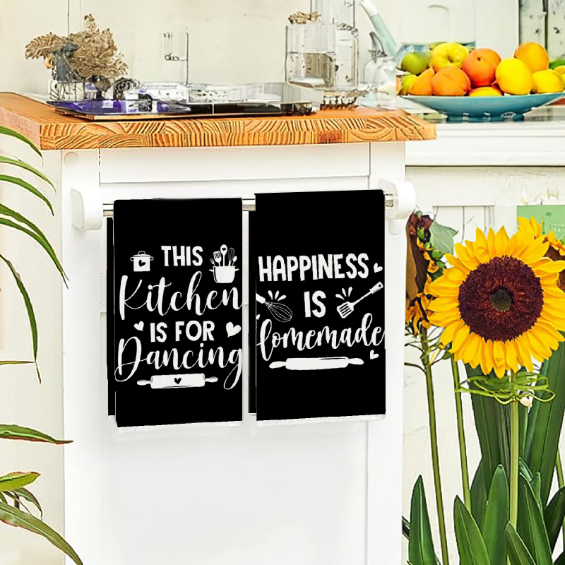 2Pcs, Kitchen Towels with Fun  - огляд і ціна Kitchen Baking Essentials