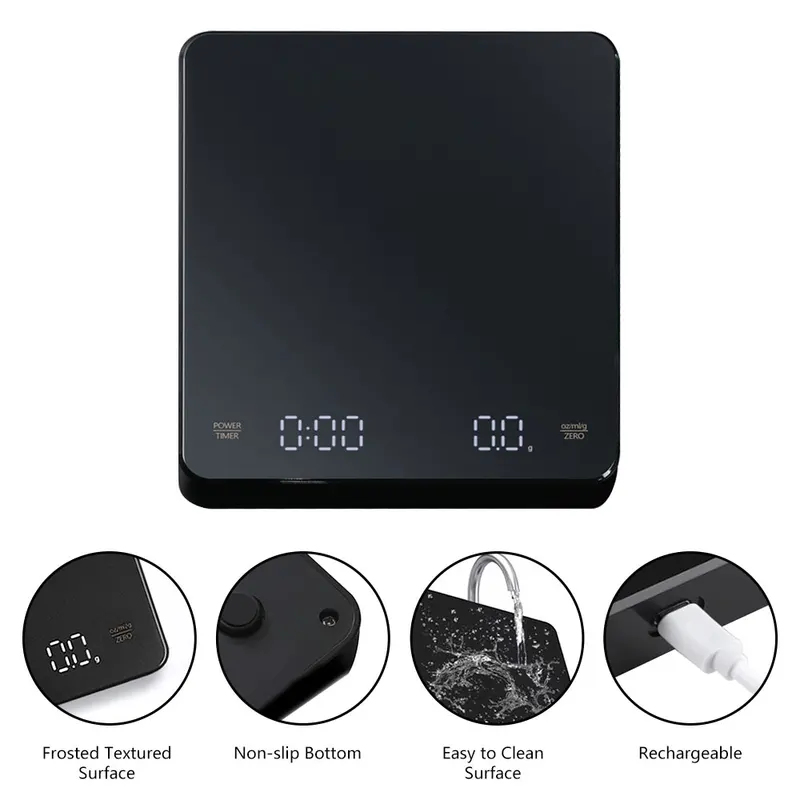 Digital Coffee Scale with Time - огляд і ціна Kitchen Scale Precise