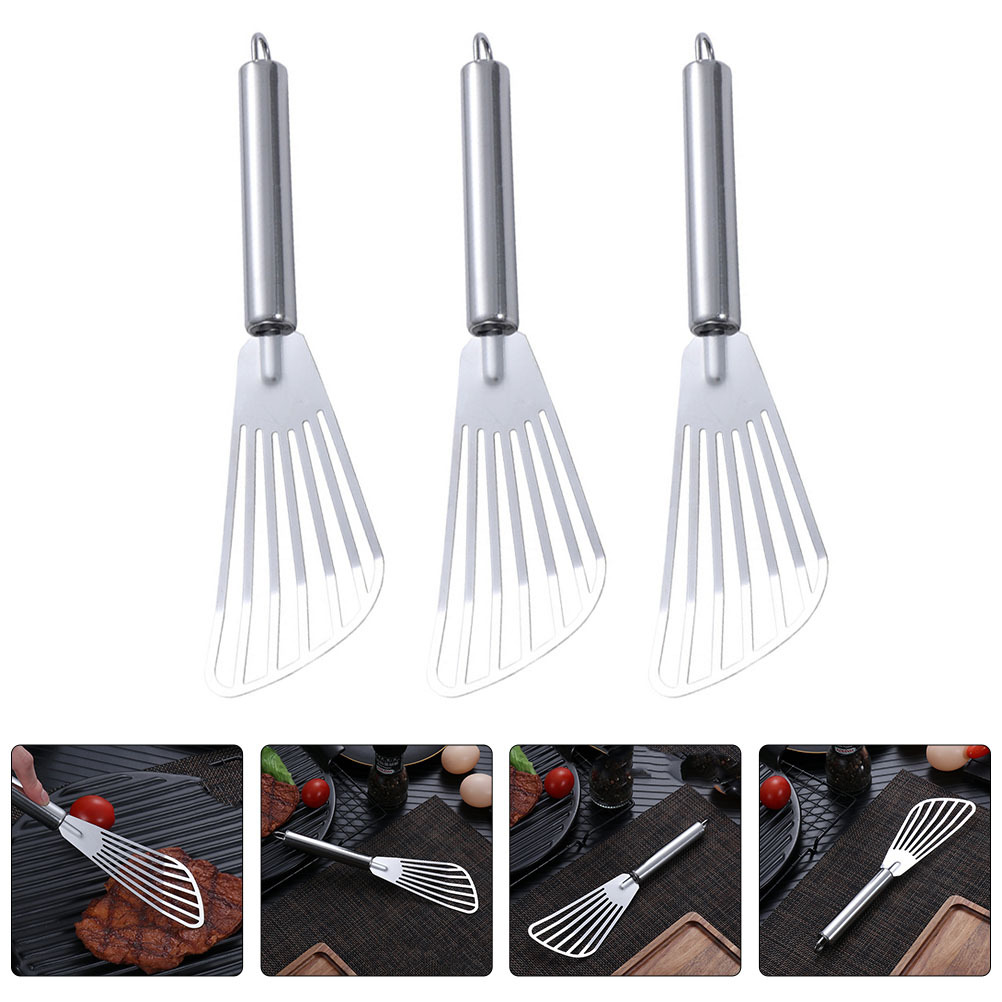 3pcs Stainless Steel Spatula F - огляд і ціна Kitchen Baking Products