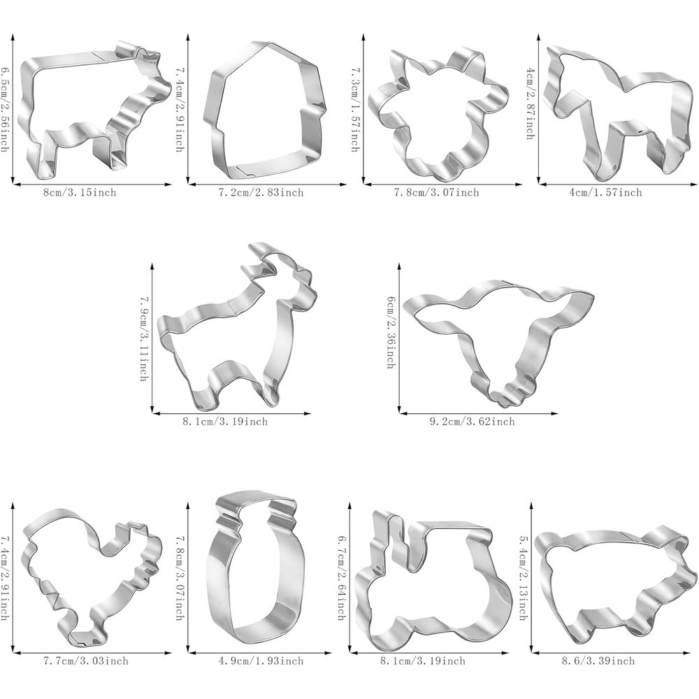 10 PCS Arm Cookie Cutter Set w - огляд і ціна Cookie Cutter Set