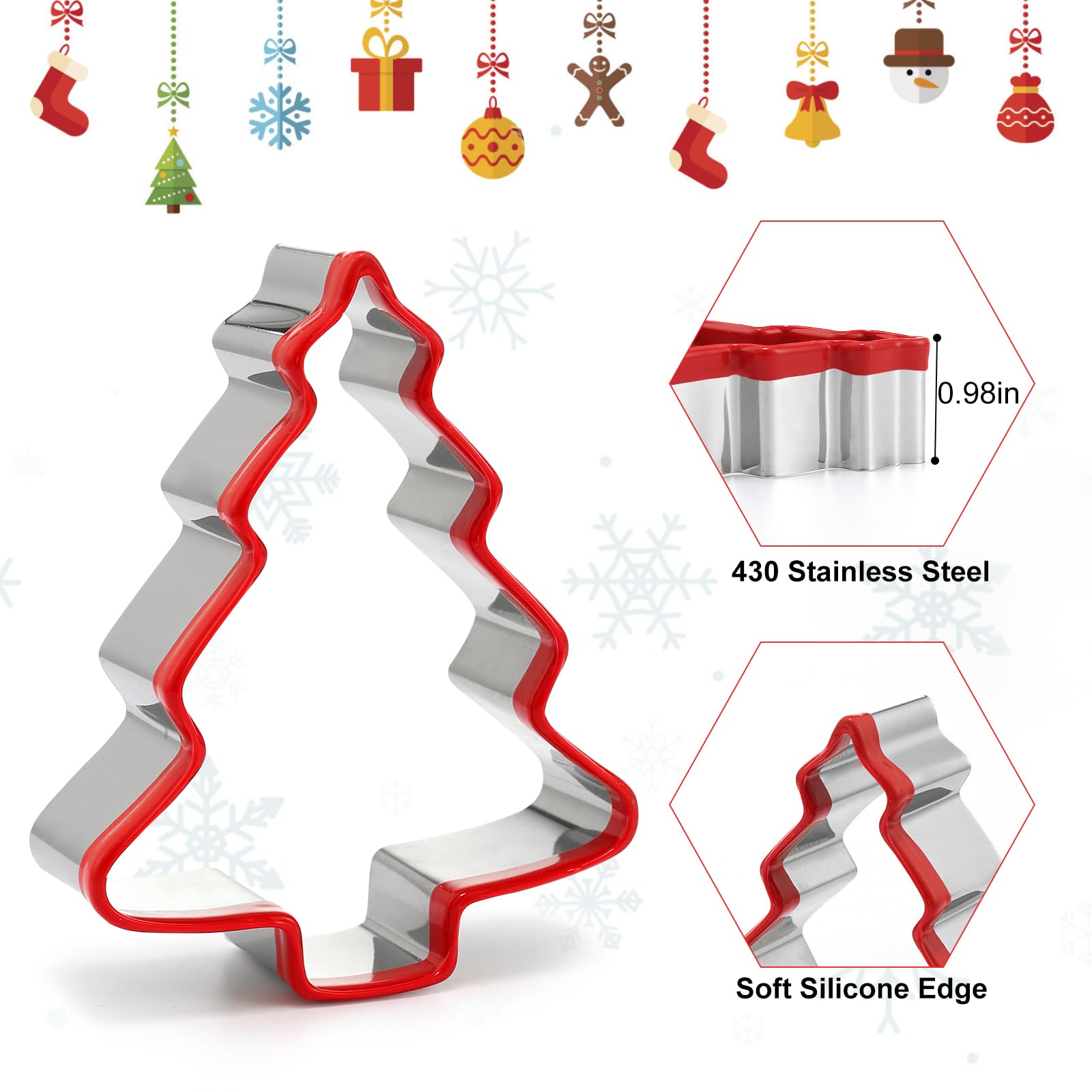 FAIS DU 3pcs Christmas Tree Co - огляд і ціна Cookie Cutter Set