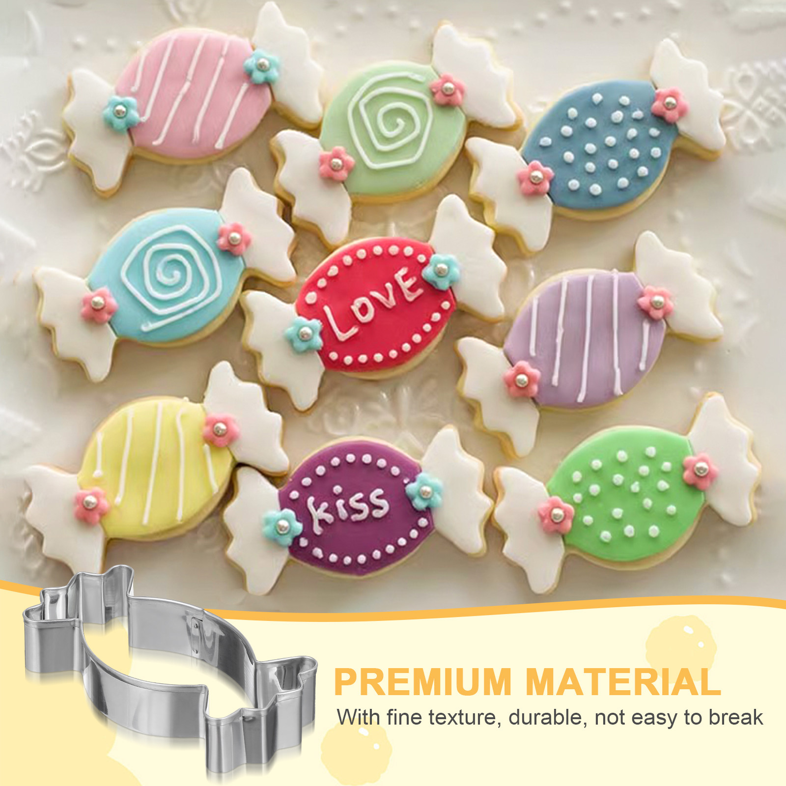 2Pcs Premium Stainless Steel C - огляд і ціна Cookie Cutter Set
