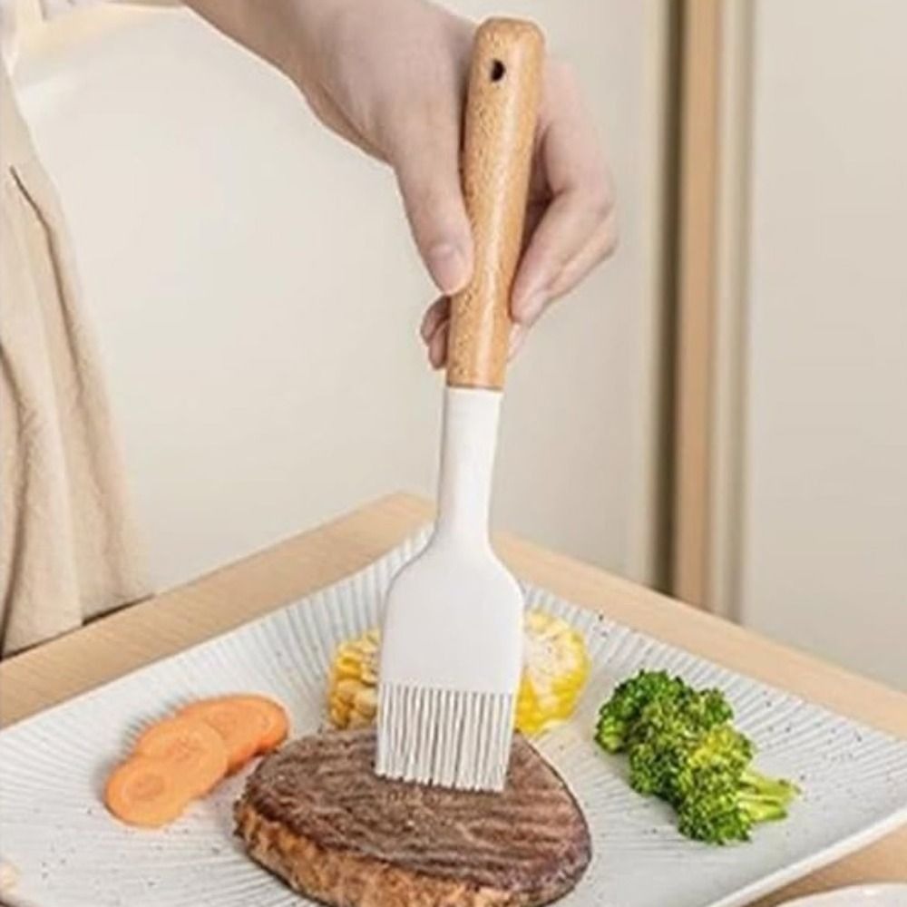 2PCS Wooden Handle Silicone Ba - огляд і ціна Pastry Brush Silicone