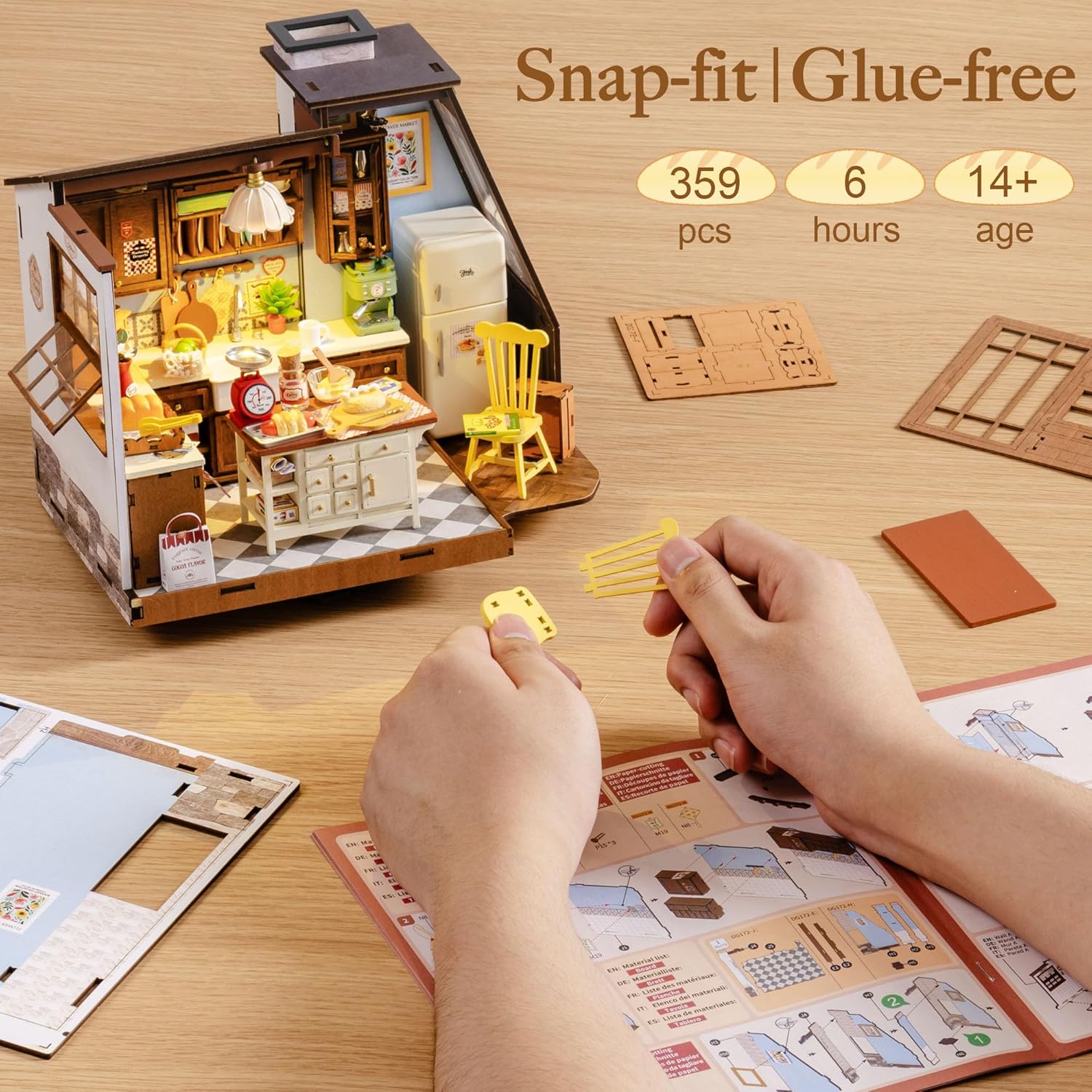 Robotime Baking Kitchen DIY Mi - огляд і ціна Baking Kitchen Robotime